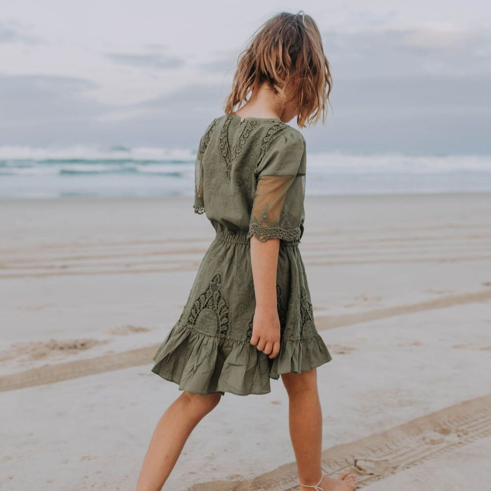 BOHO DRESS - OLIVE Duke of London BOHO DRESS - OLIVE Duke of London