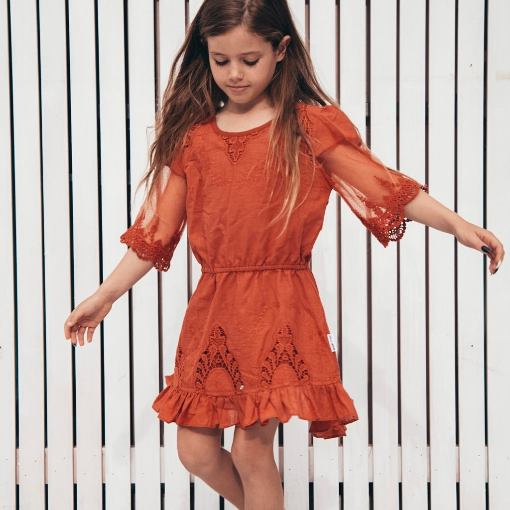 duke of london boho dress Boho Dress Little Girl Mustard Yellow Dress Duke Of London Boho Dress Mustard CLOTHING-GIRL-Girls